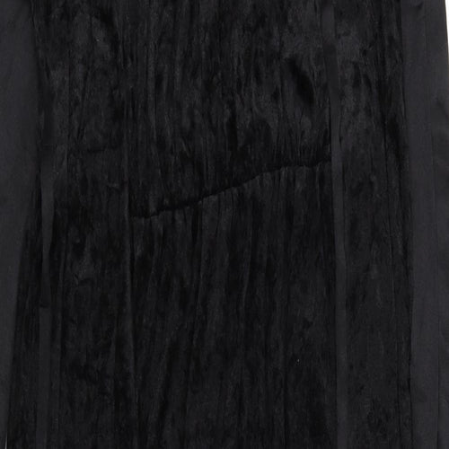 Wilkinsons Womens Black  Velour Maxi  Size 10  - Fancy Dress