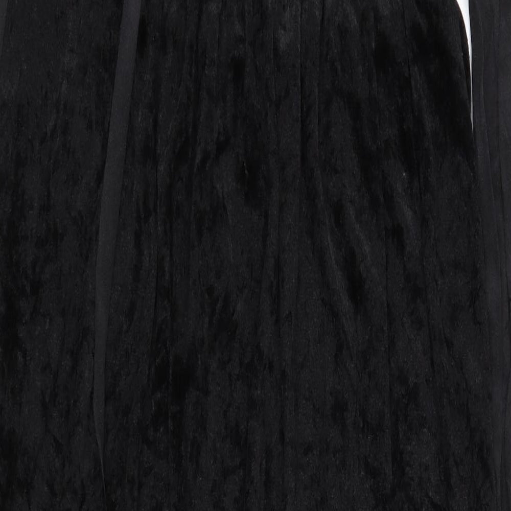 Wilkinsons Womens Black  Velour Maxi  Size 10  - Fancy Dress