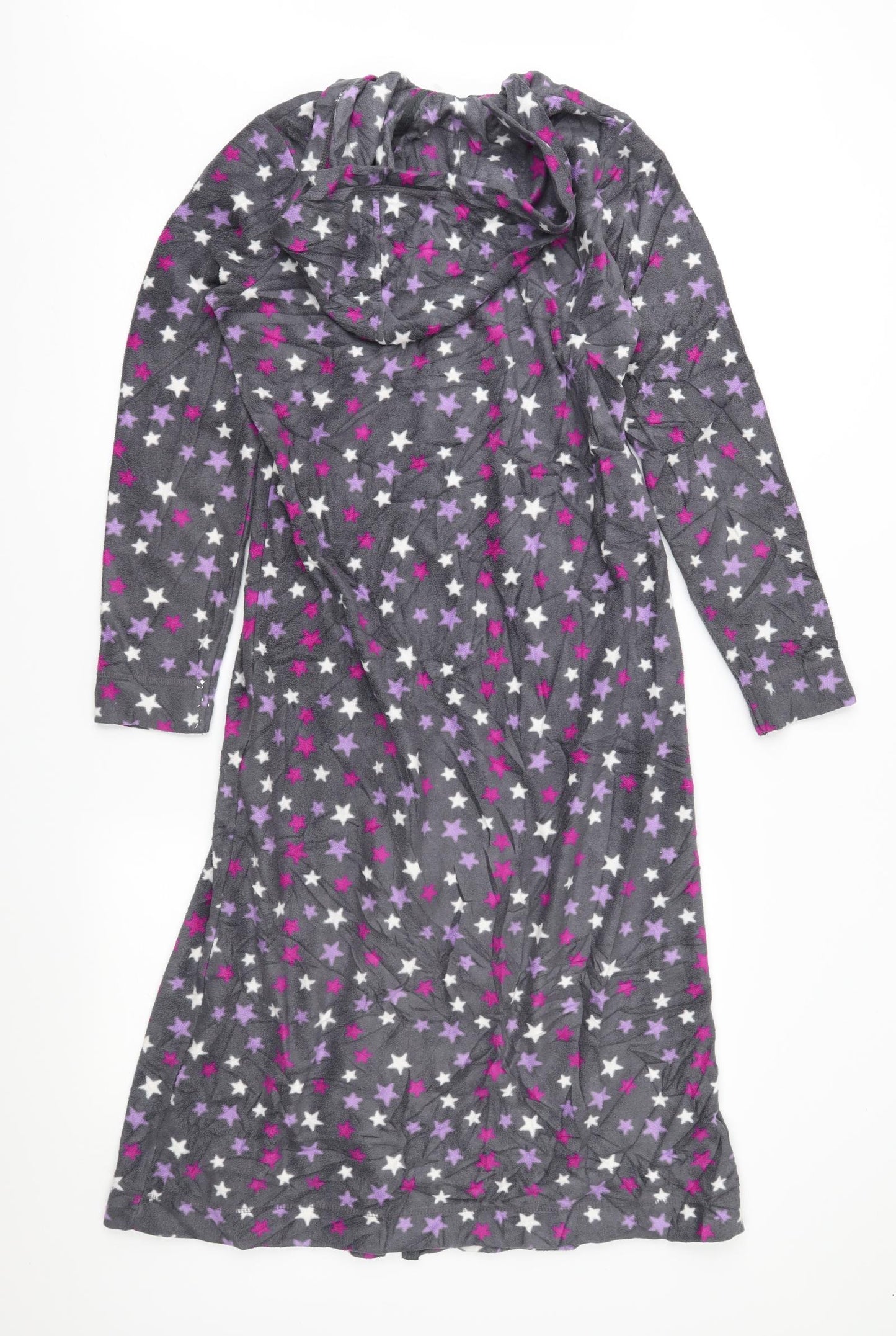 Marks and Spencer Womens Grey Geometric   Robe Size 10