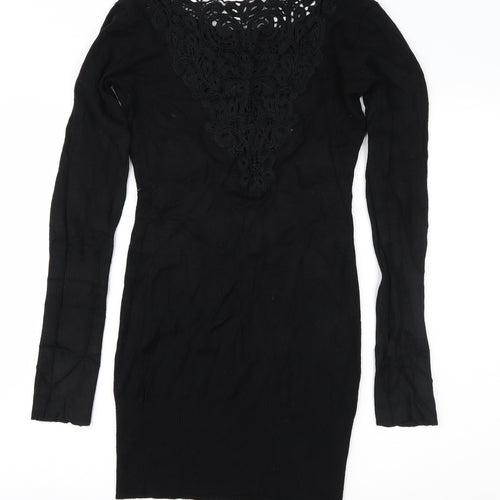 Fantasia Womens Black   Jumper Dress  Size M