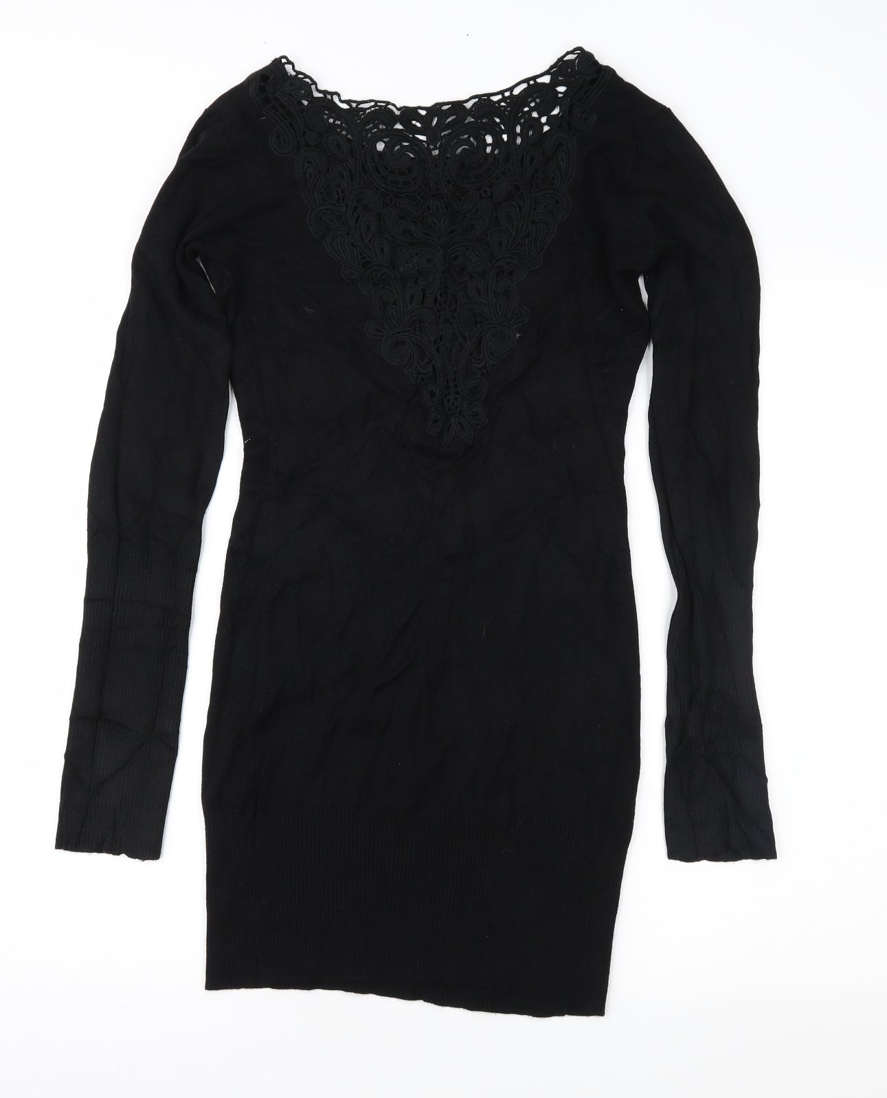 Fantasia Womens Black   Jumper Dress  Size M