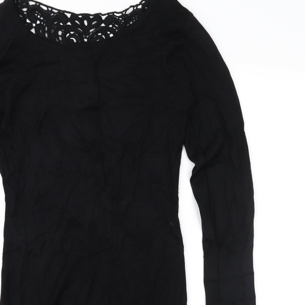 Fantasia Womens Black   Jumper Dress  Size M