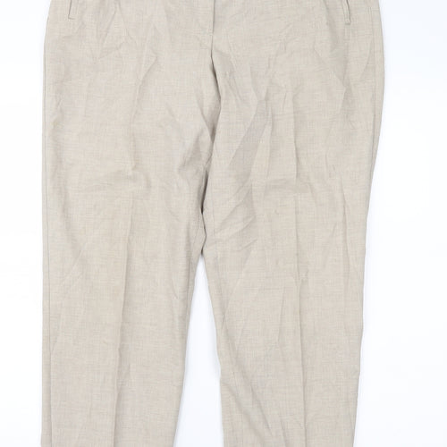 First Avenue Womens Beige   Trousers  Size 34 in L28 in
