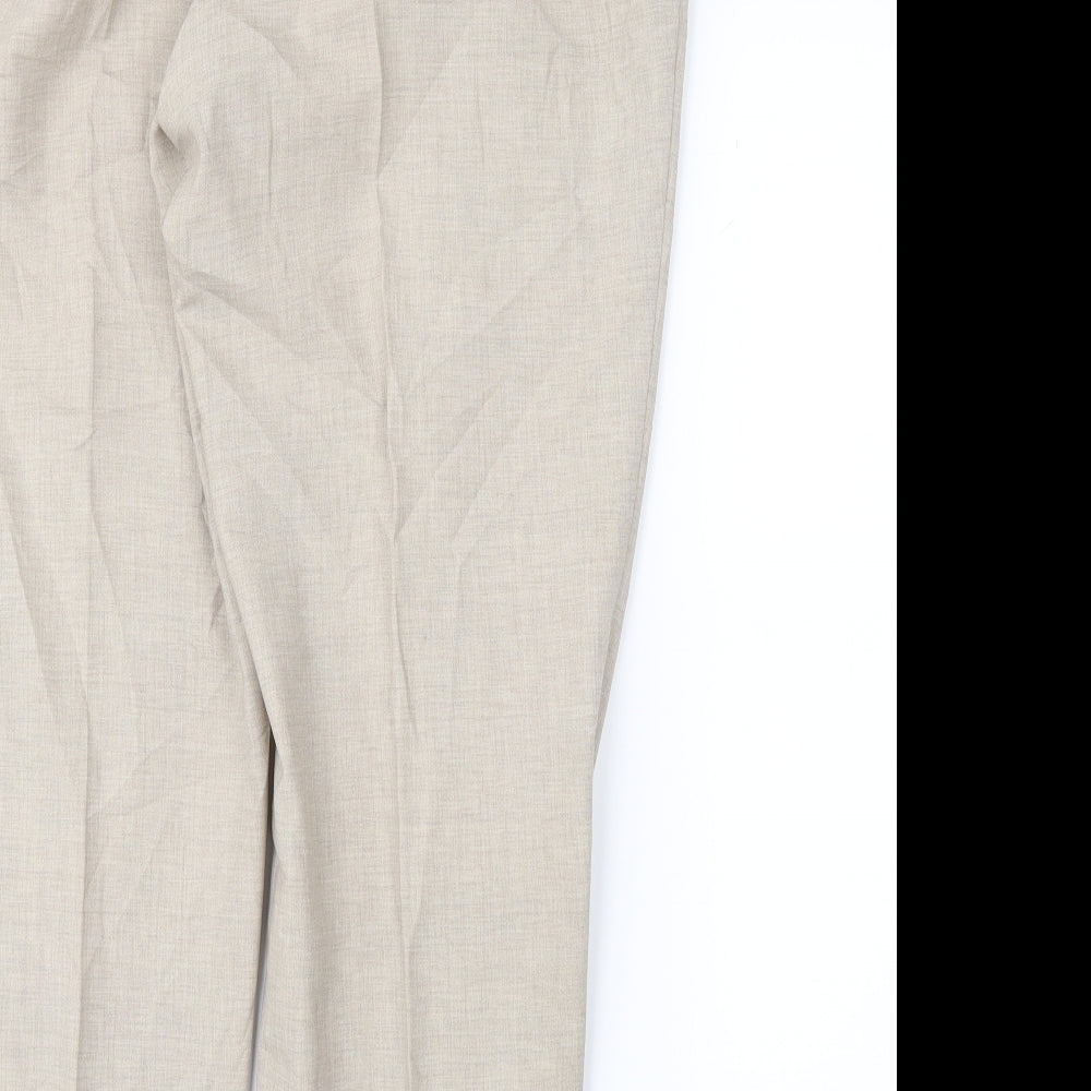 First Avenue Womens Beige   Trousers  Size 34 in L28 in