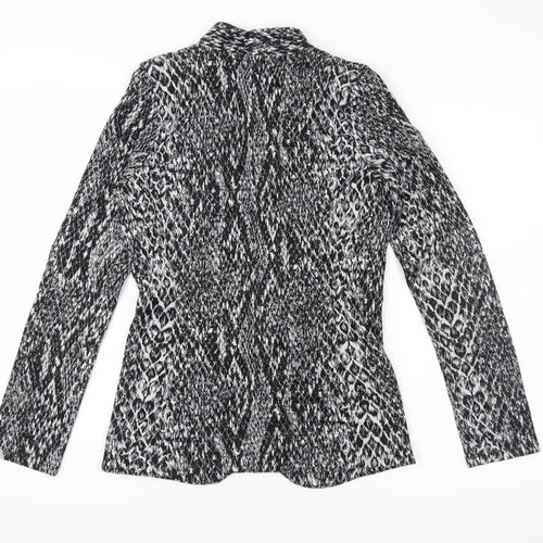 NEXT Womens Grey Animal Print  Jacket  Size 8