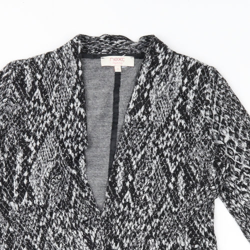 NEXT Womens Grey Animal Print  Jacket  Size 8