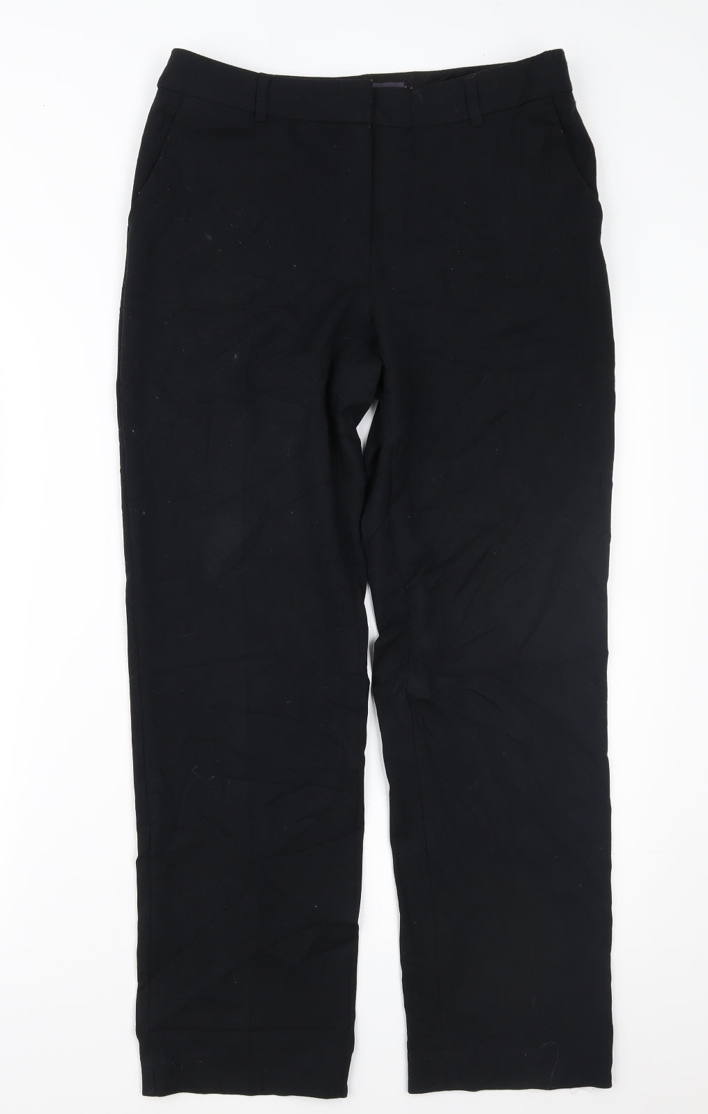 Marks and Spencer Womens Black   Trousers  Size 10 L28 in
