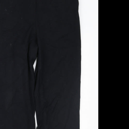 Marks and Spencer Womens Black   Trousers  Size 10 L28 in
