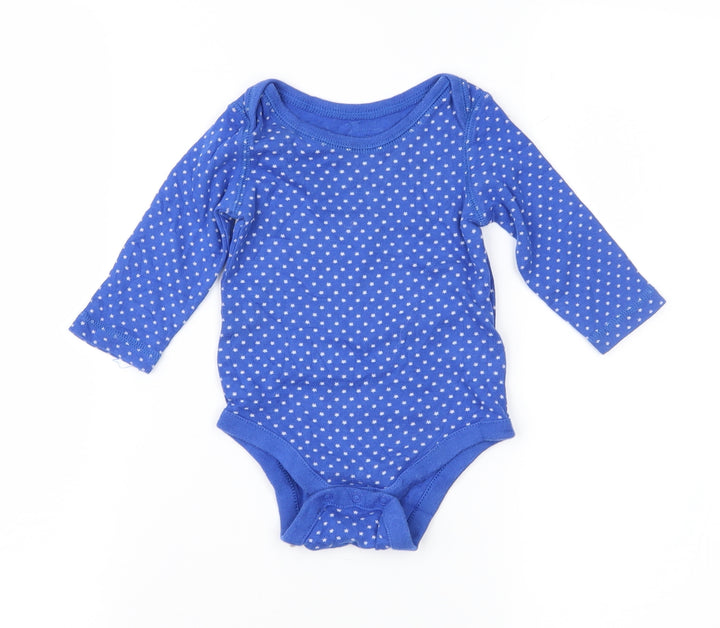 Gap Baby Blue Geometric  Basic T-Shirt Size 3-6 Months