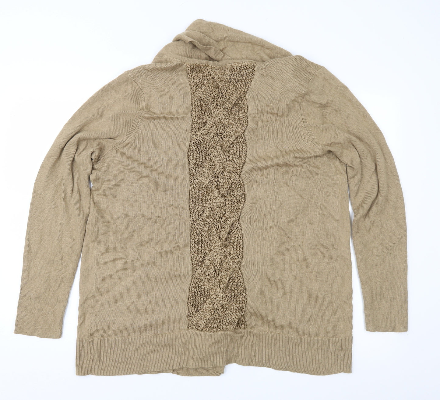 Per Una Womens Brown   Cardigan Jumper Size 16