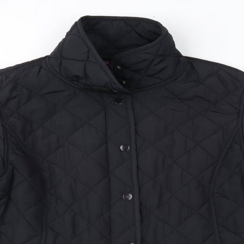Dock of the Bay Womens Black   Quilted Jacket Size 12