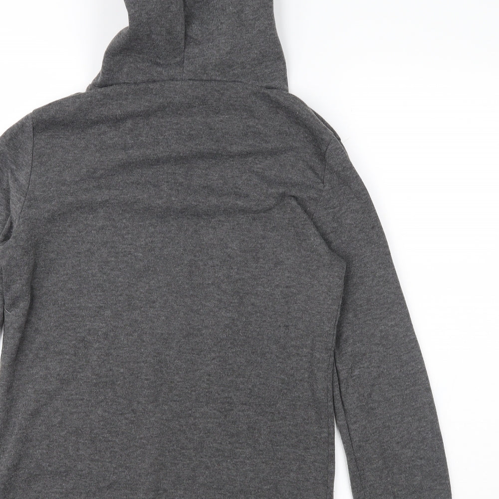 Kivenst Womens Grey   Pullover Hoodie Size M