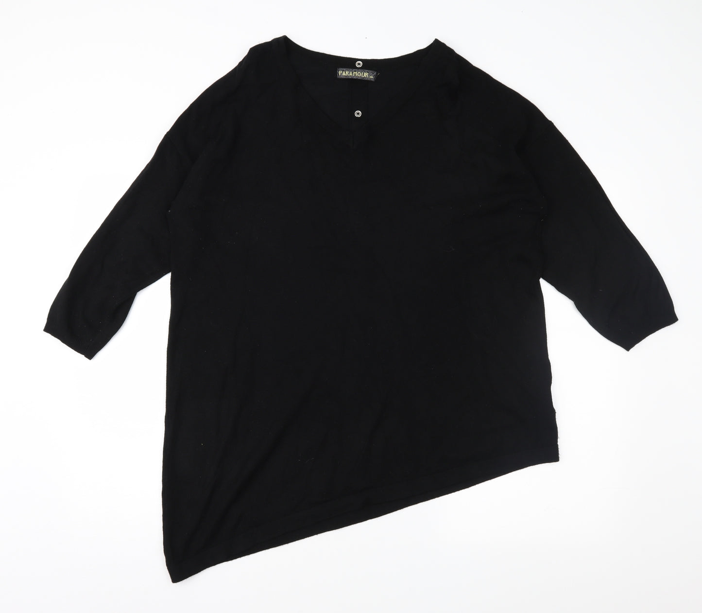 Paramour Womens Black   Pullover Jumper Size XL