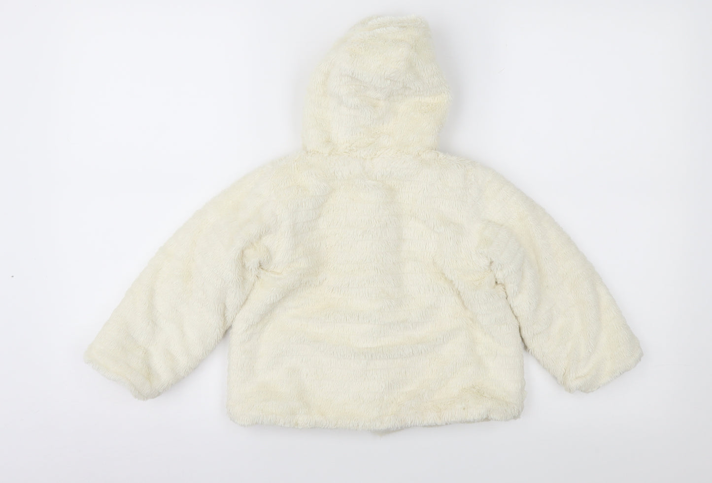 Minoti Girls Ivory   Jacket  Size 3-4 Years