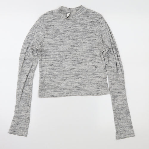 H&M Womens Grey   Pullover Jumper Size S