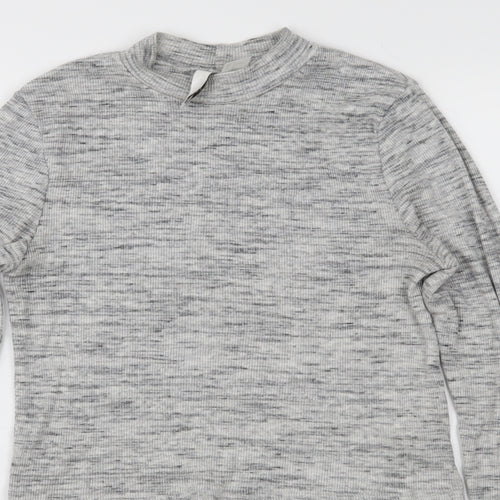H&M Womens Grey   Pullover Jumper Size S
