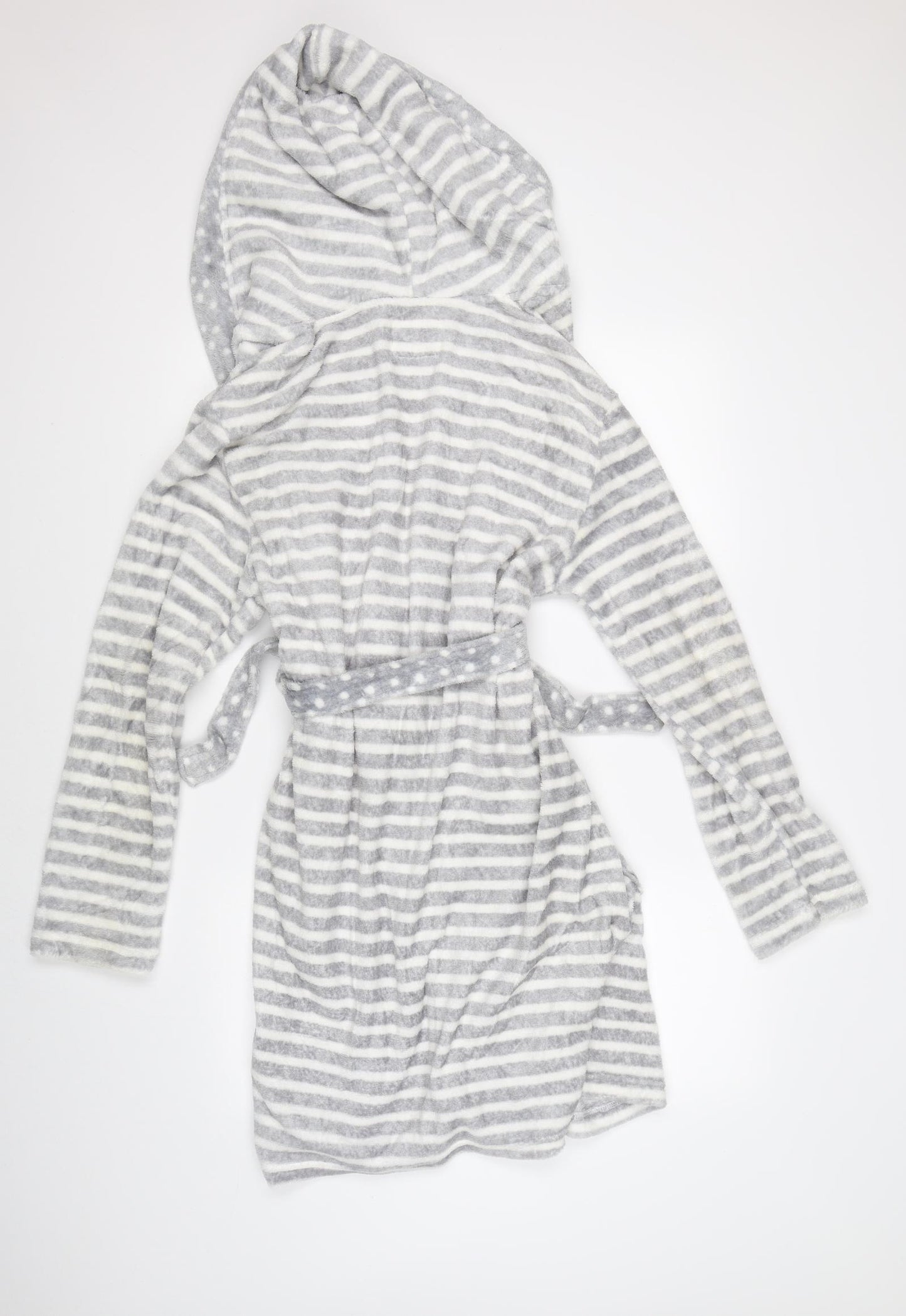 F&F Womens White Striped   Gown Size M