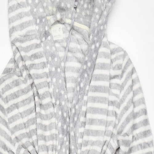 F&F Womens White Striped   Gown Size M