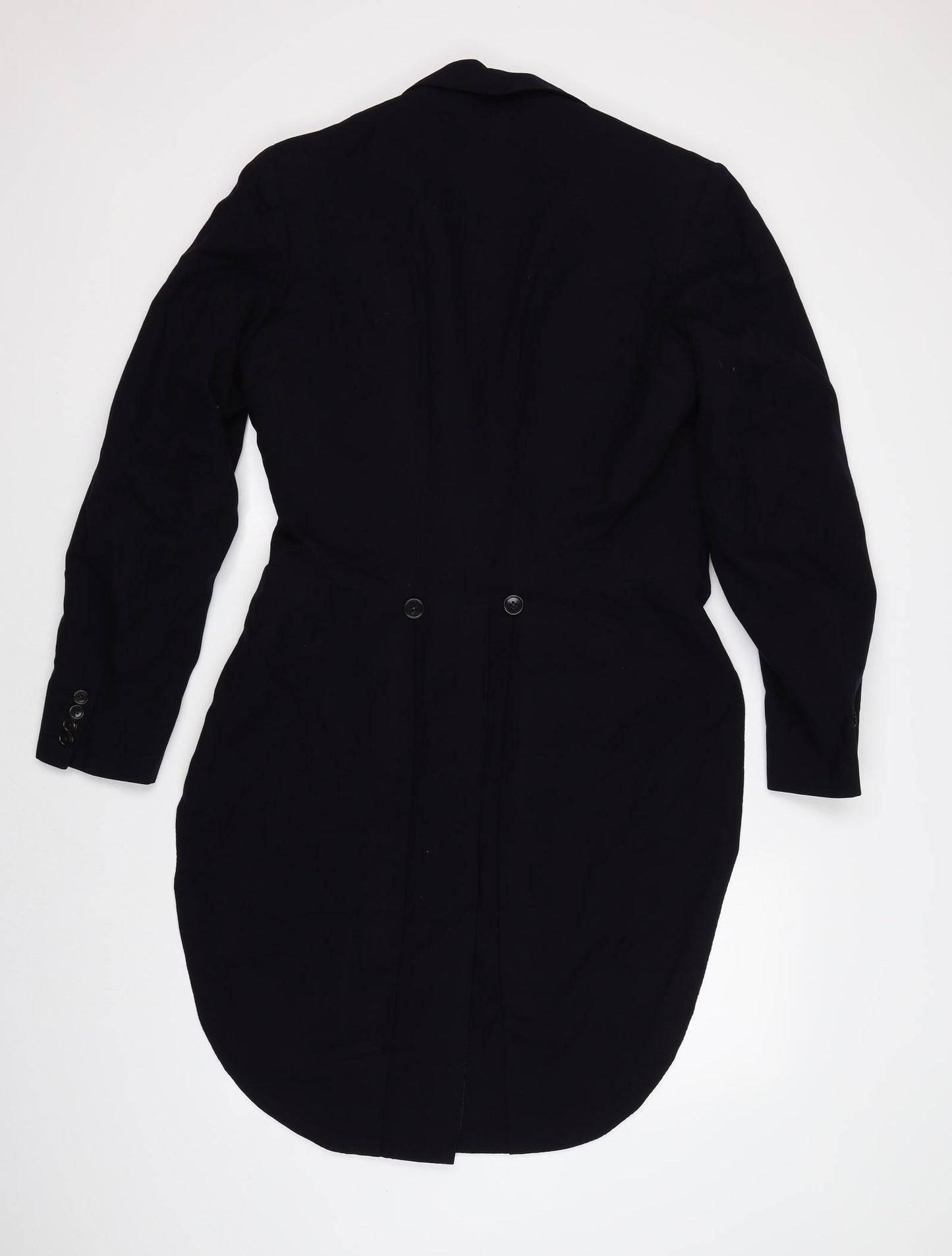 Preworn Mens Black   Jacket Suit Jacket Size 36  - morning suit jacket