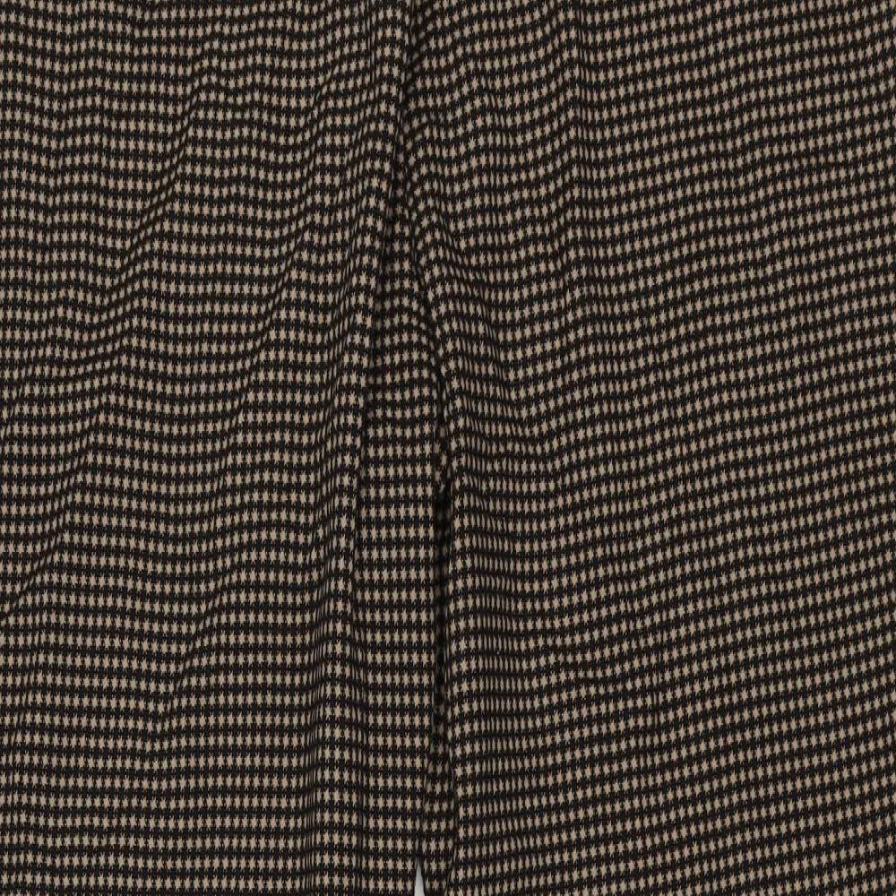 Marks and Spencer Womens Multicoloured Check  Rain Trousers Trousers Size 18 L27 in