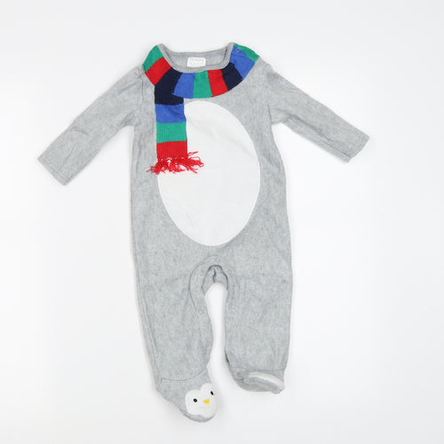 F&F Baby Grey   Babygrow One-Piece Size 3-6 Months