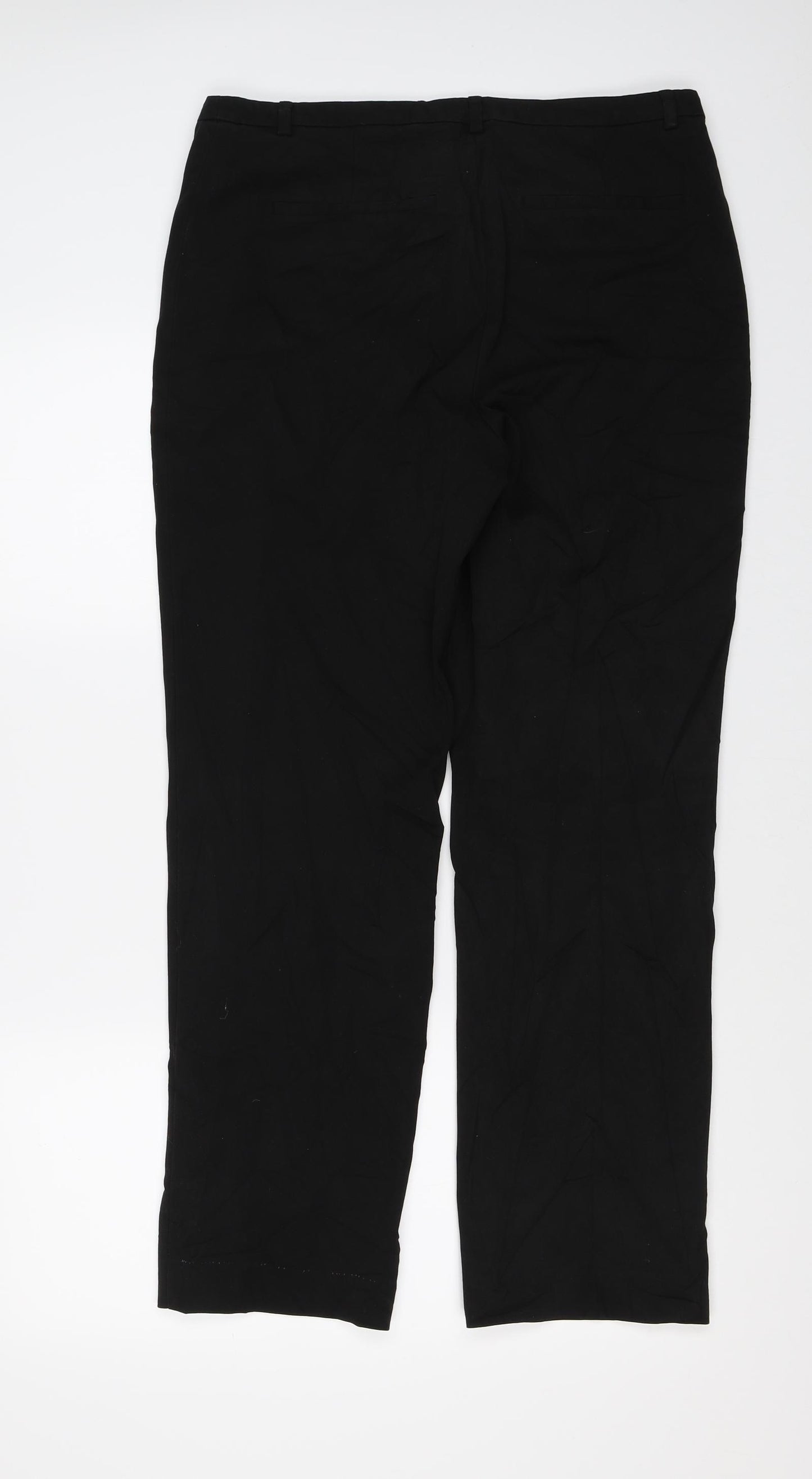 TU Womens Black   Trousers  Size 12 L29 in
