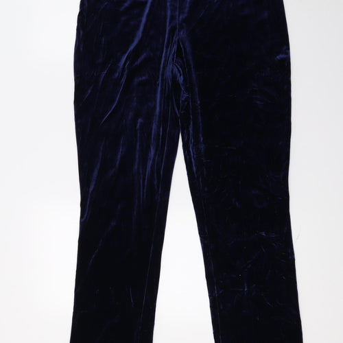 Susan Graver Womens Blue   Trousers  Size S L29 in
