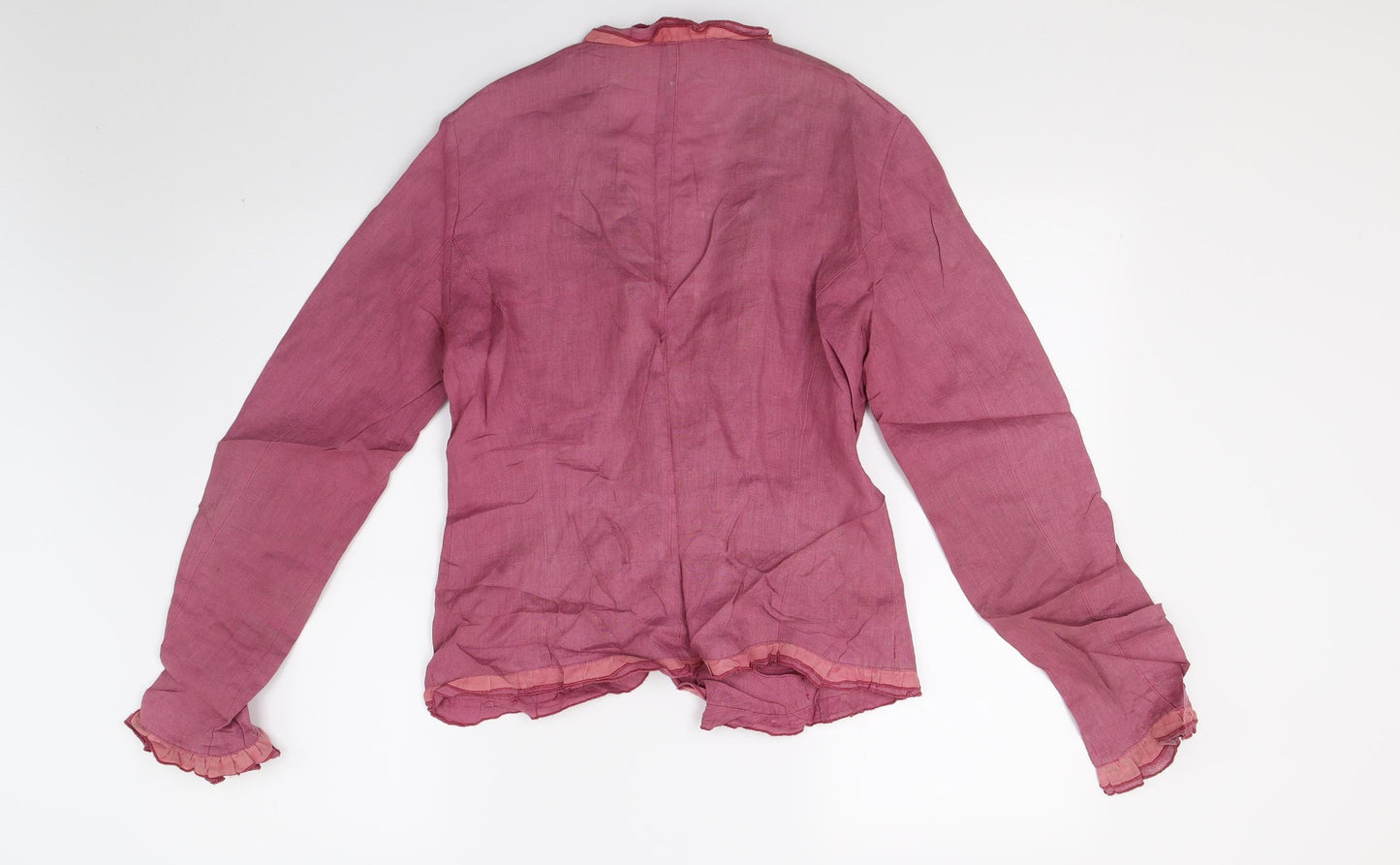 Le Phase Womens Red   Basic Blouse Size 10