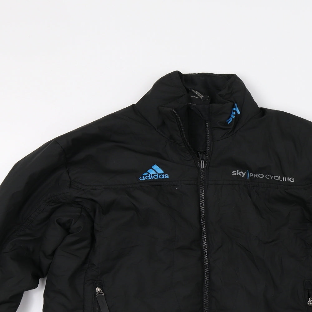 adidas Mens Black   Overcoat Coat Size 36  - Sky Pro Cycling
