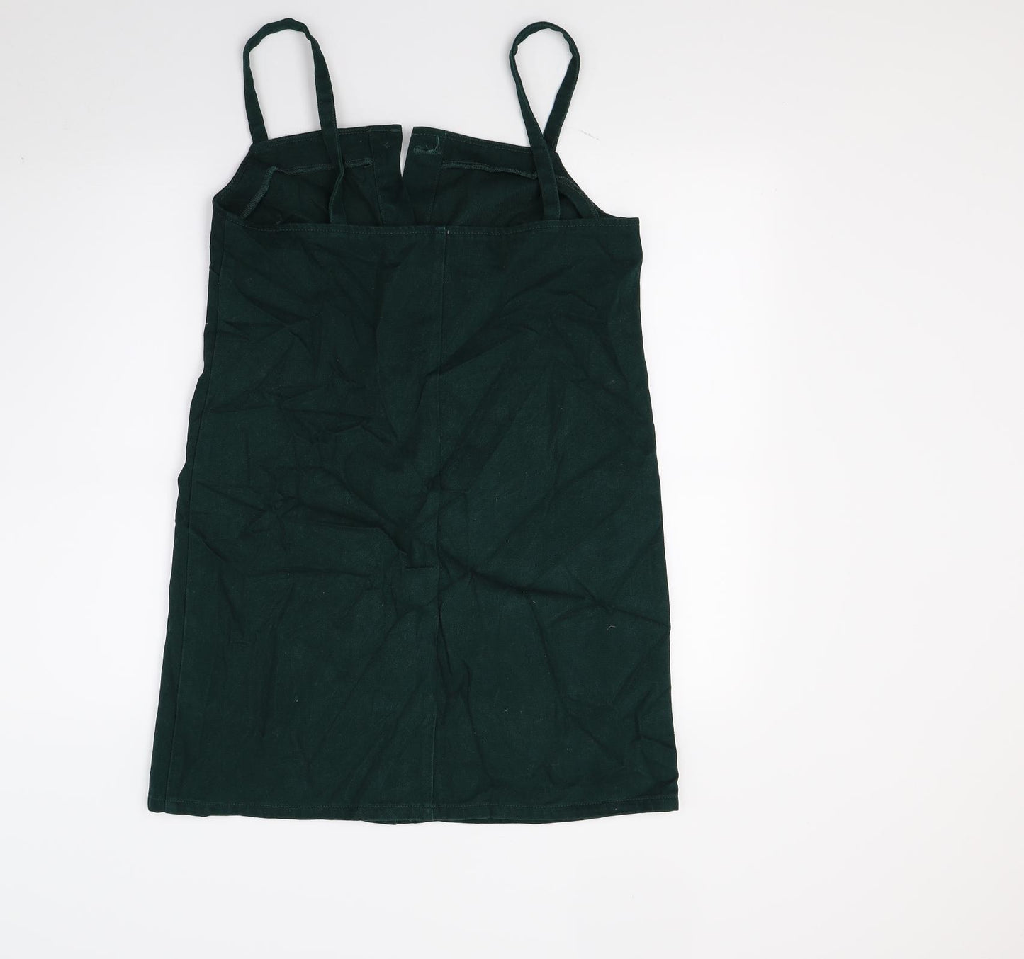 ASOS Womens Green   Pinafore/Dungaree Dress  Size 10