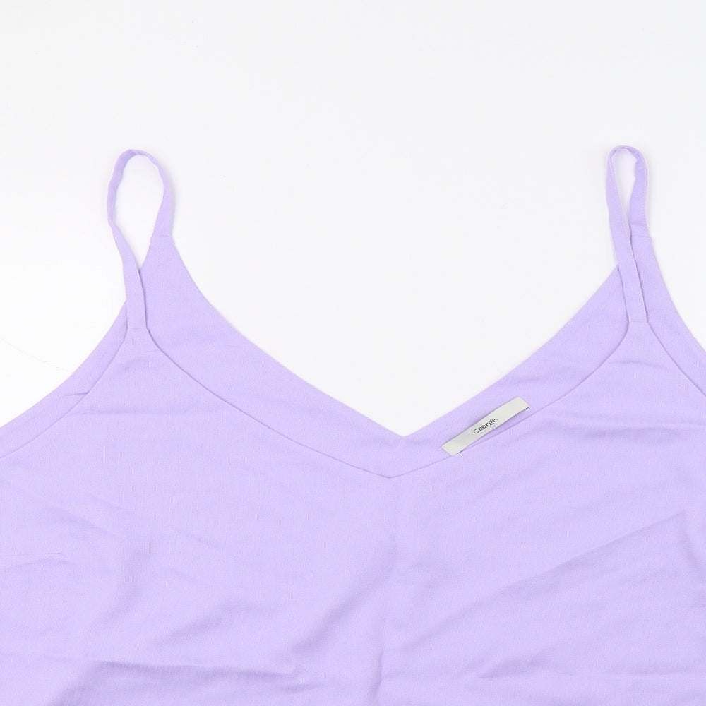 George Womens Purple   Camisole Tank Size 24