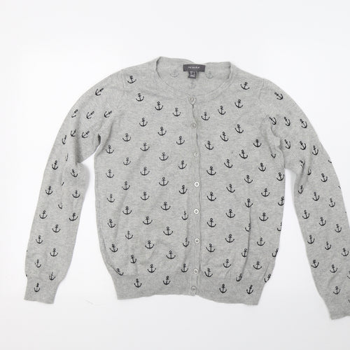 Primark Womens Grey   Cardigan Jumper Size 8  - Ancor