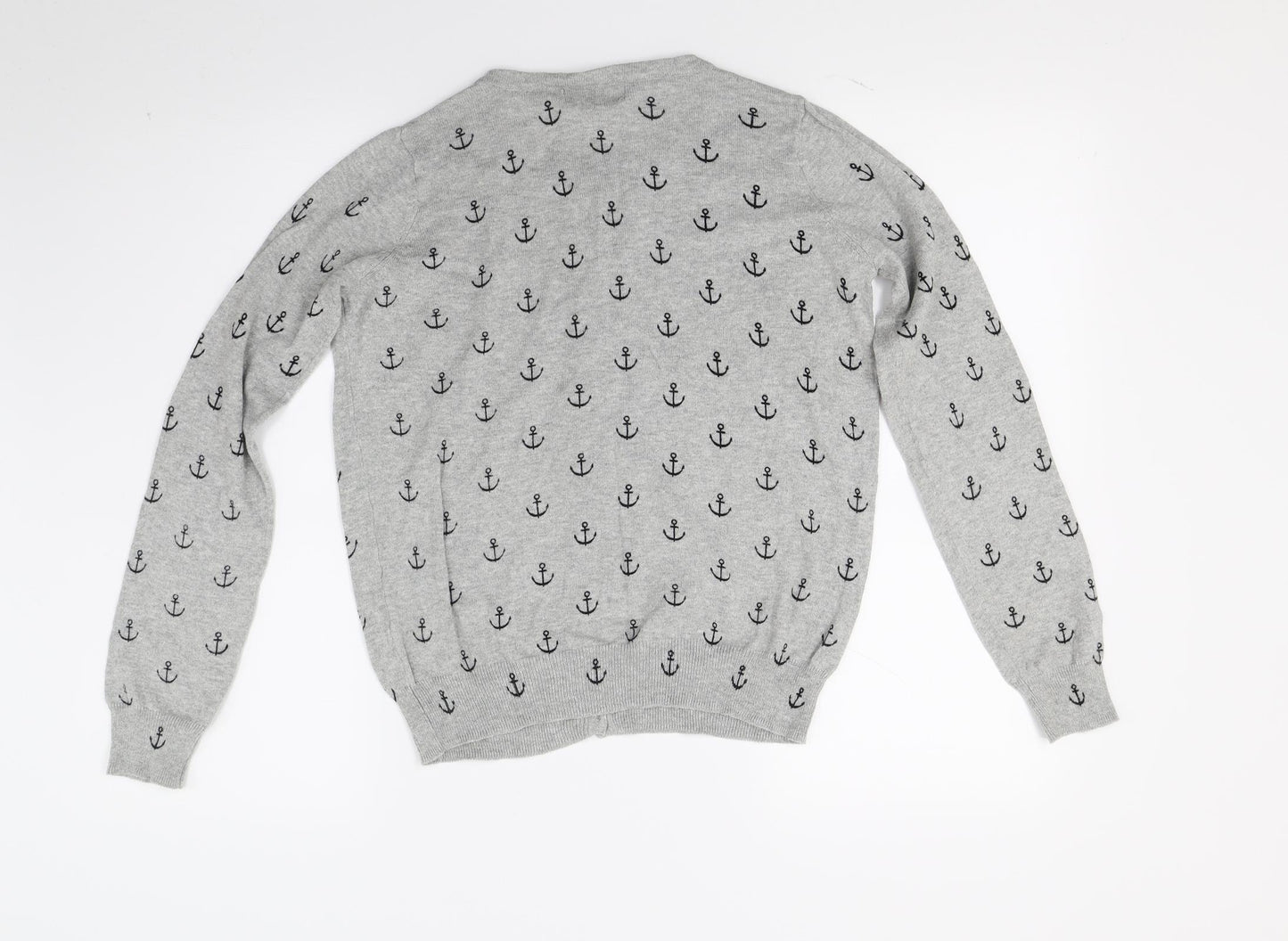 Primark Womens Grey   Cardigan Jumper Size 8  - Ancor