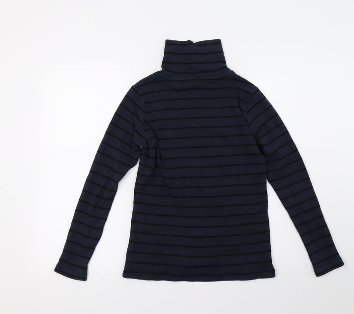 Gap Womens Blue Striped Jersey Pullover Jumper Size M