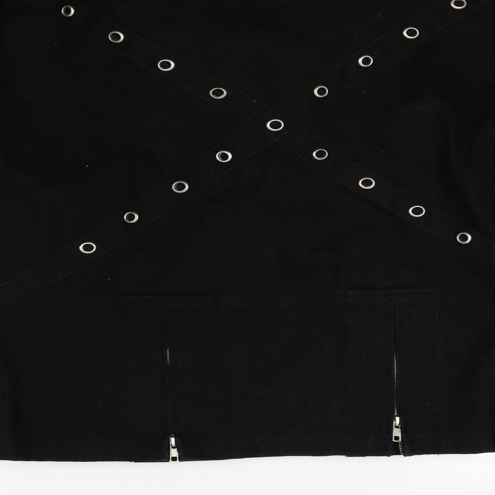 Criminal Damage Womens Black   Jacket Coat Size L