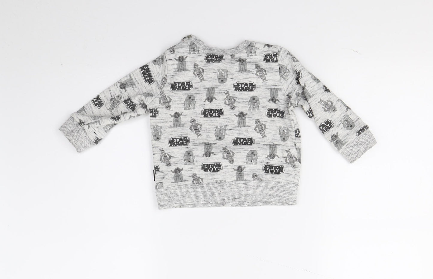 F&F Boys Grey   Pullover Sweatshirt Size 2 Years  - Starwars