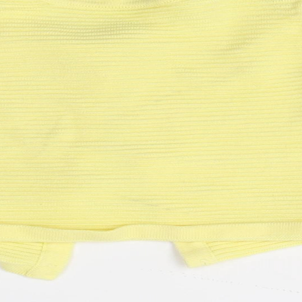 Nutmeg Girls Yellow   Cardigan Jumper Size 2-3 Years