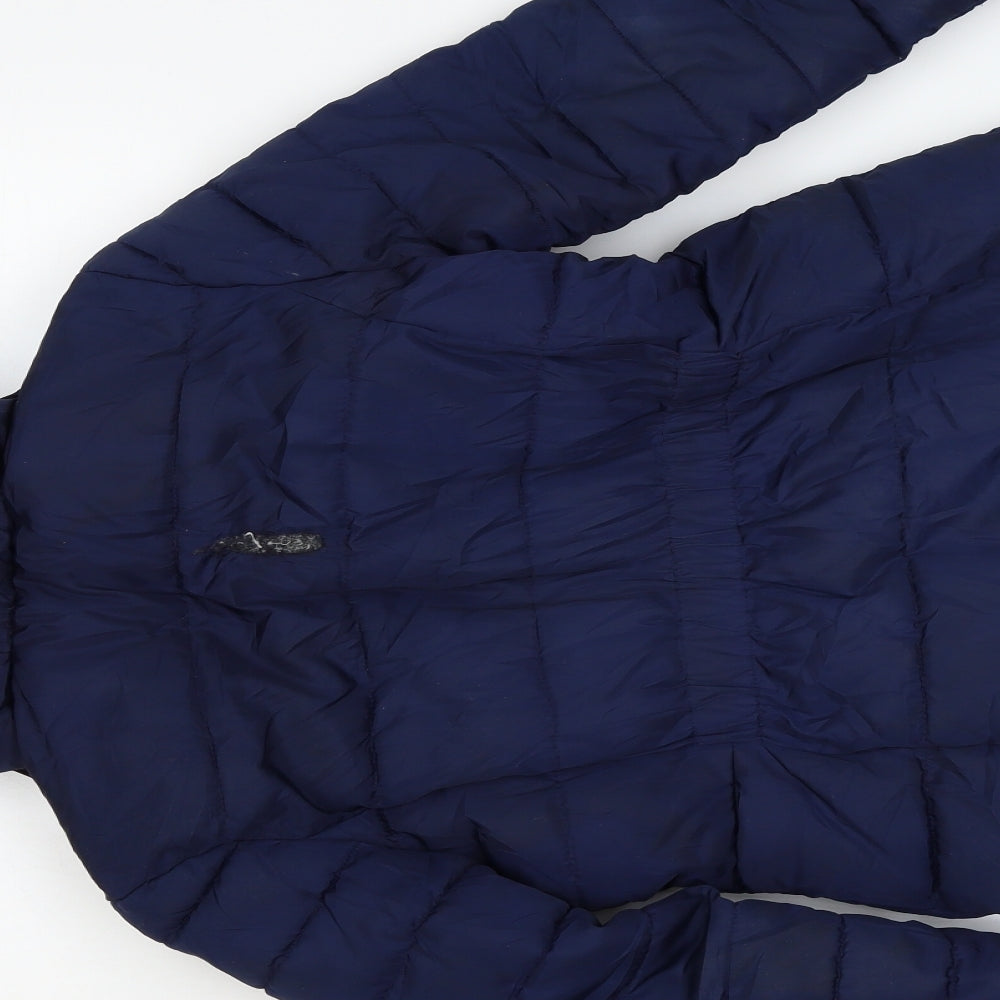 Superior Girls Blue   Puffer Jacket Jacket Size 9-10 Years