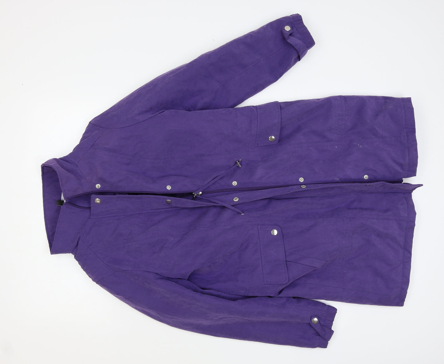 Bonmarché Womens Purple   Parka Coat Size 14