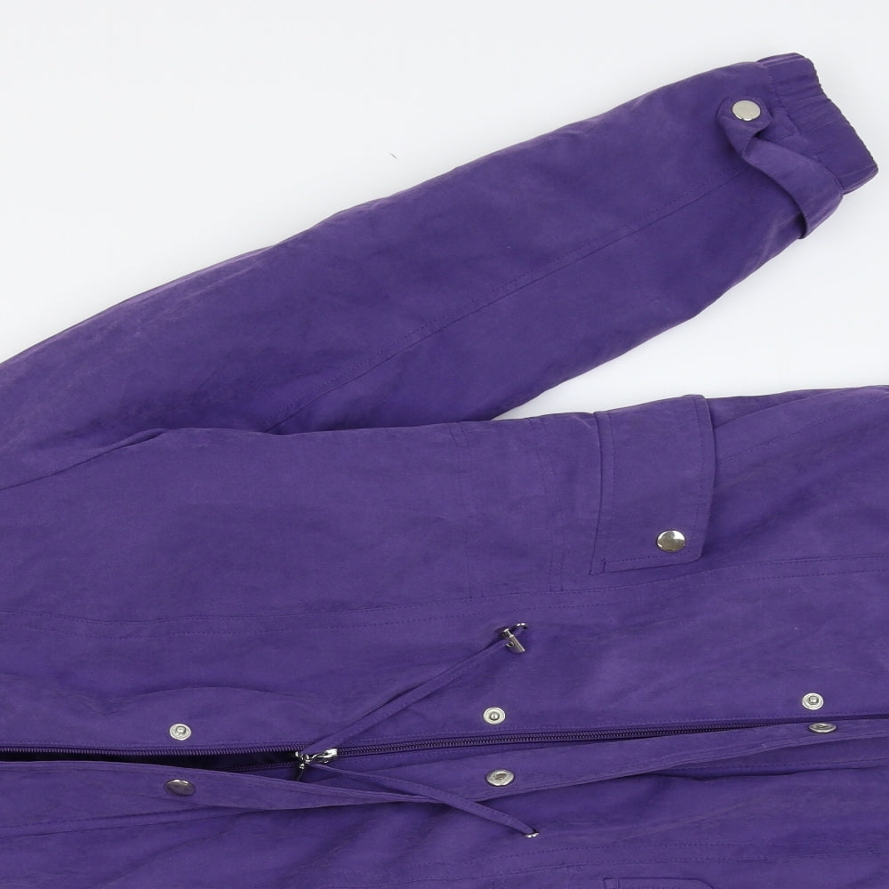 Bonmarché Womens Purple   Parka Coat Size 14