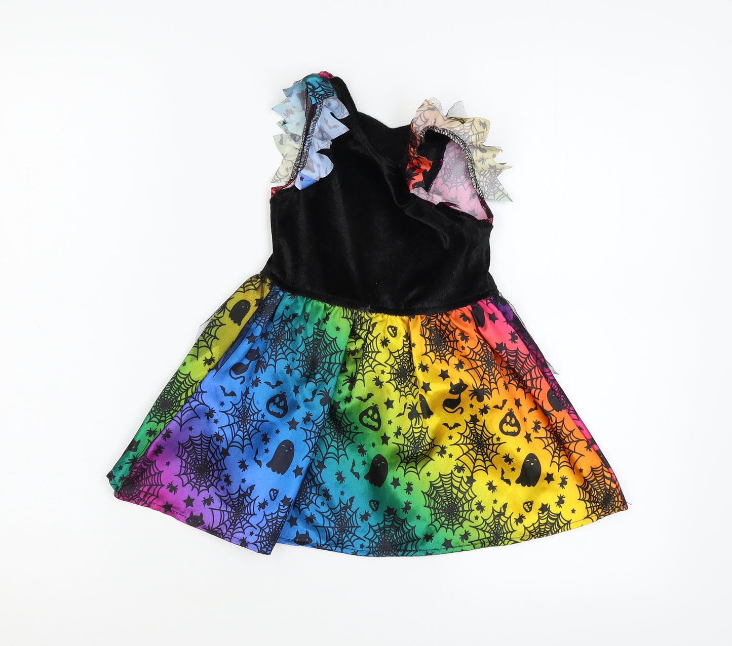 George Girls Black Geometric  Ball Gown  Size 2-3 Years