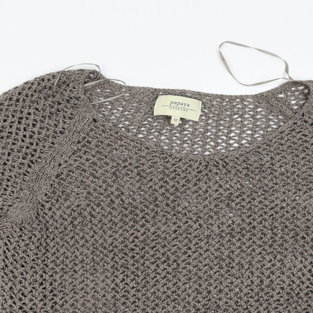 Papaya Womens Green   Pullover Jumper Size 12