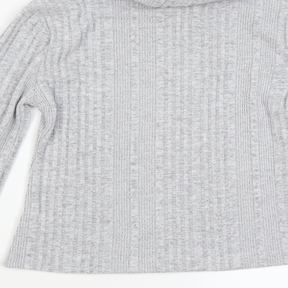 SheIn Womens Grey   Pullover Jumper Size L