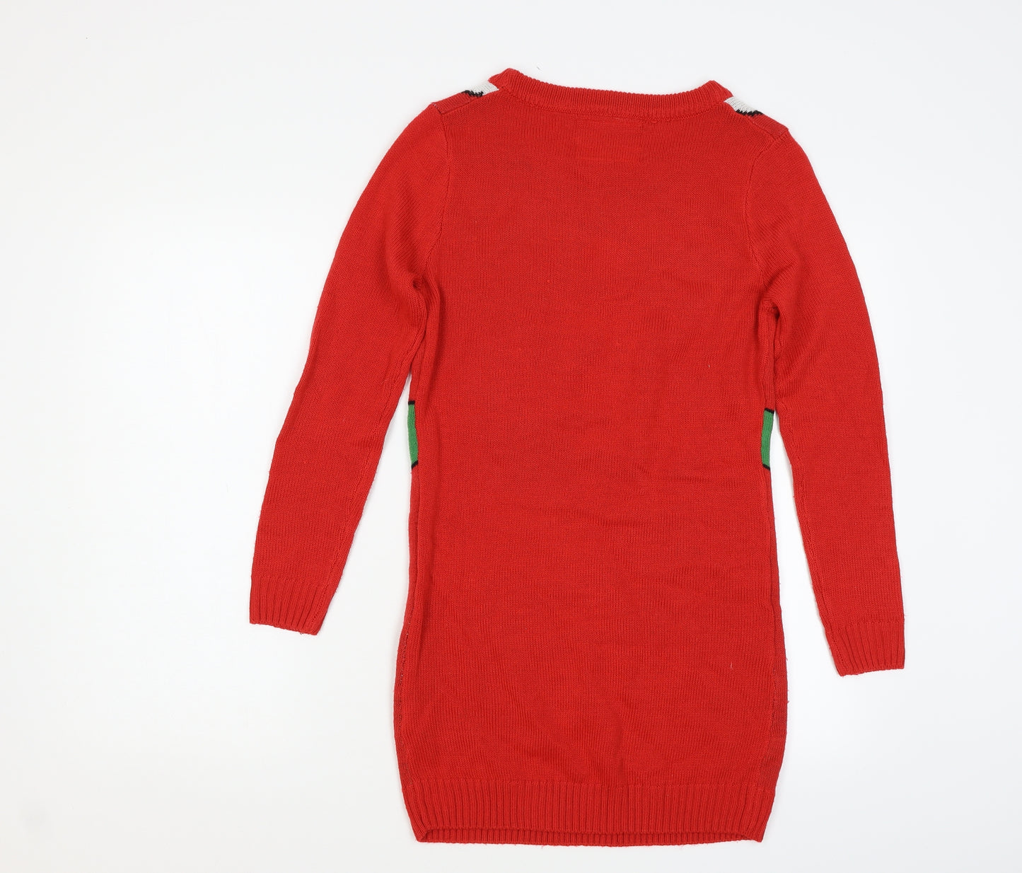 The Christmas Workshop Womens Red   Jumper Dress  Size 12