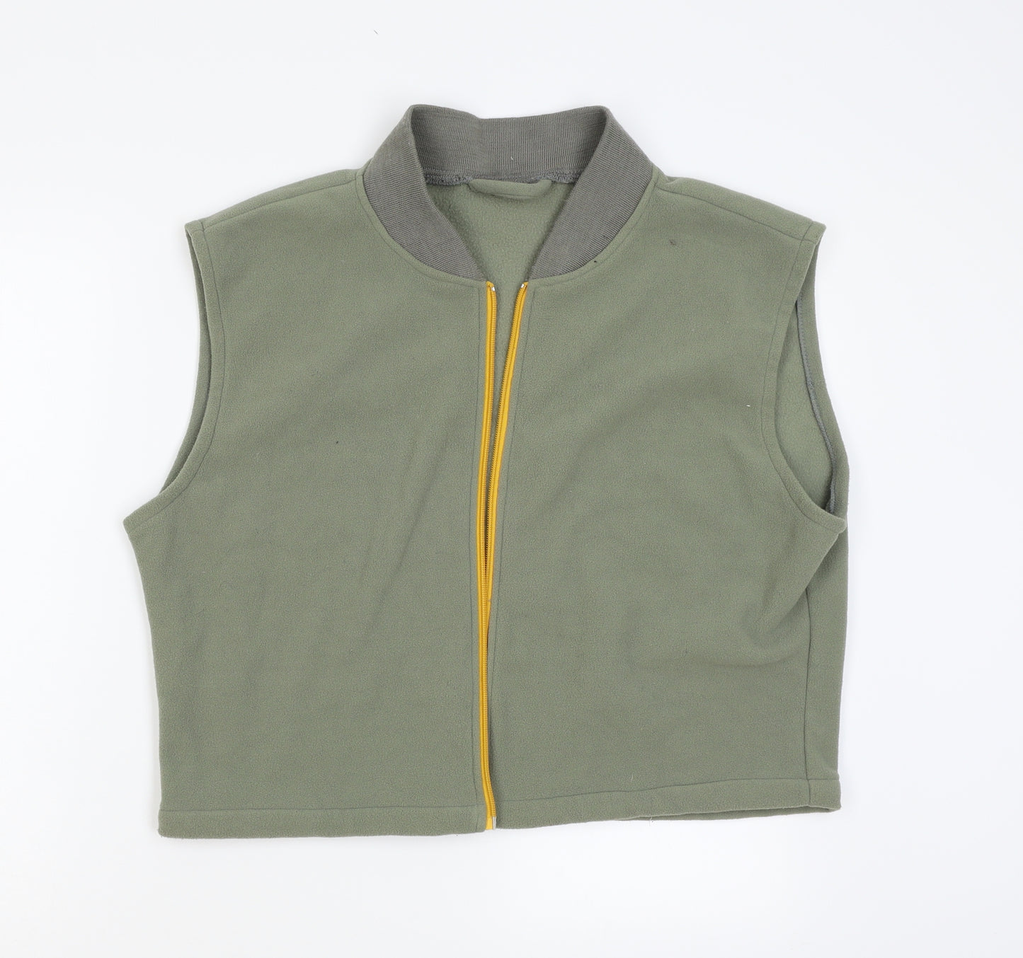 Preworn Womens Green   Full Zip Jumper Size L