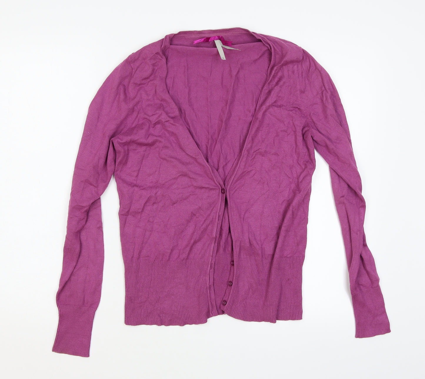 NEXT Womens Purple   Cardigan Jumper Size 14