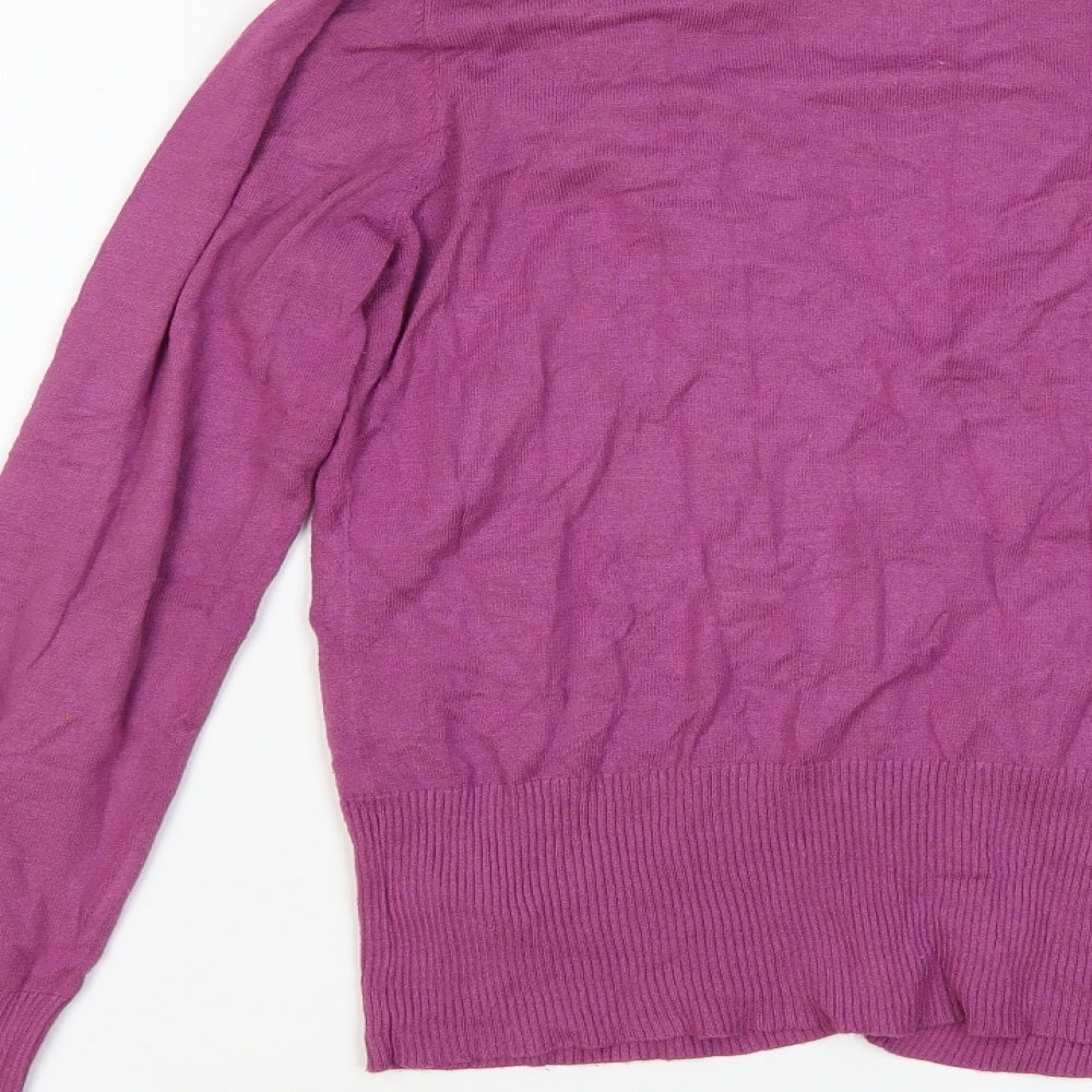NEXT Womens Purple   Cardigan Jumper Size 14