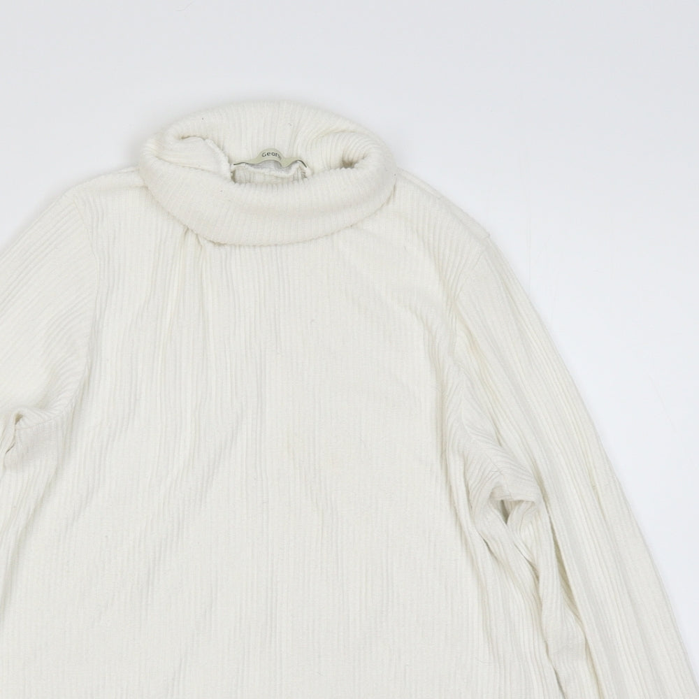 George Womens White   Pullover Jumper Size 14