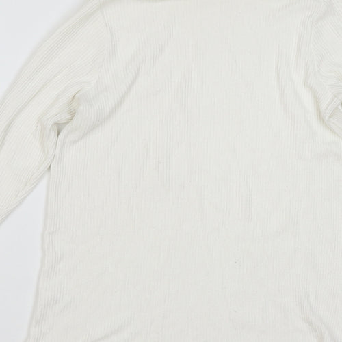 George Womens White   Pullover Jumper Size 14