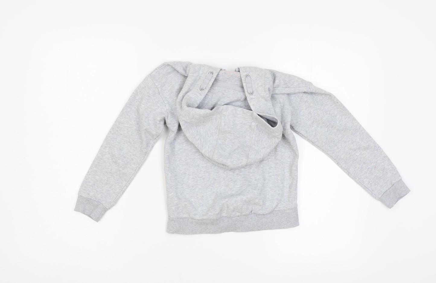 F&F Girls Grey   Full Zip Hoodie Size 6-7 Years